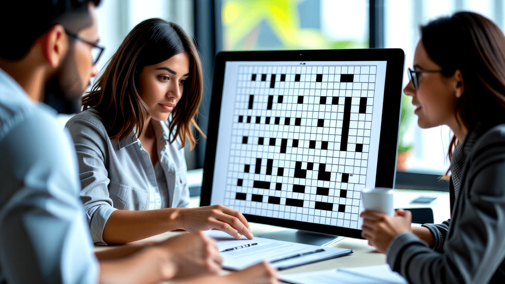 Goal setting crossword