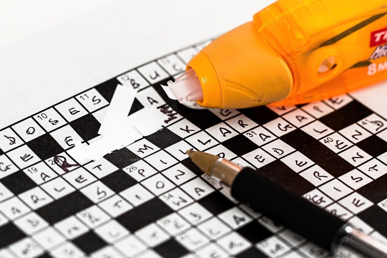 Goal setting crossword