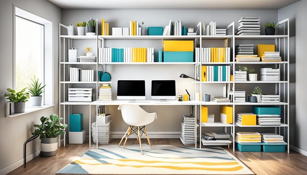 Clever shelving solutions