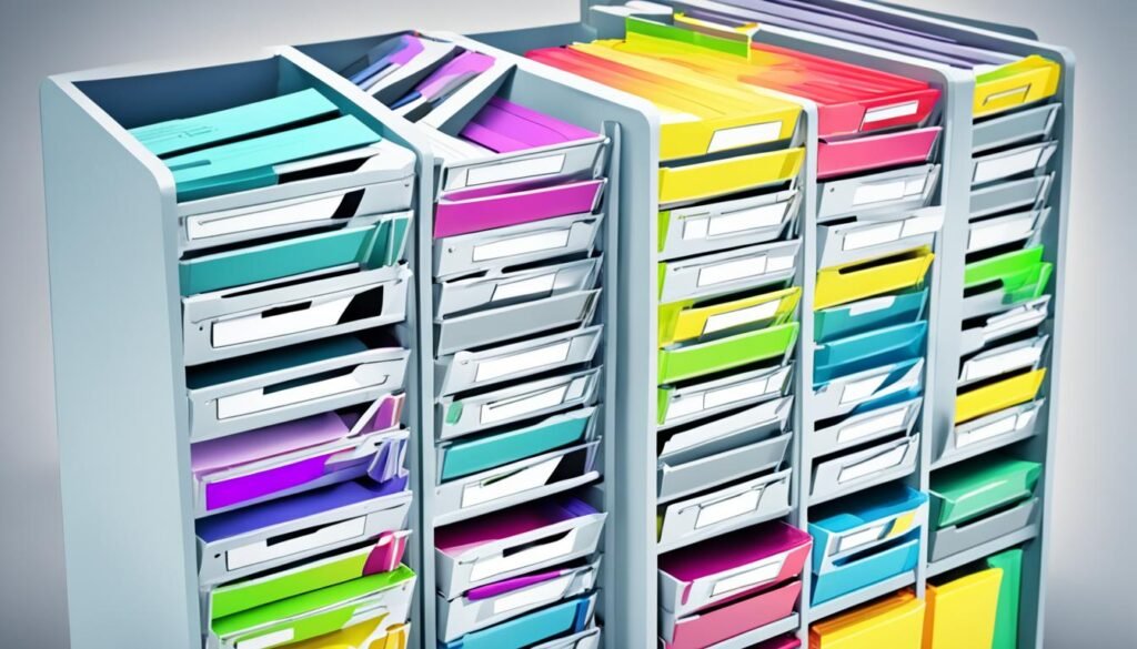 Filing system organization