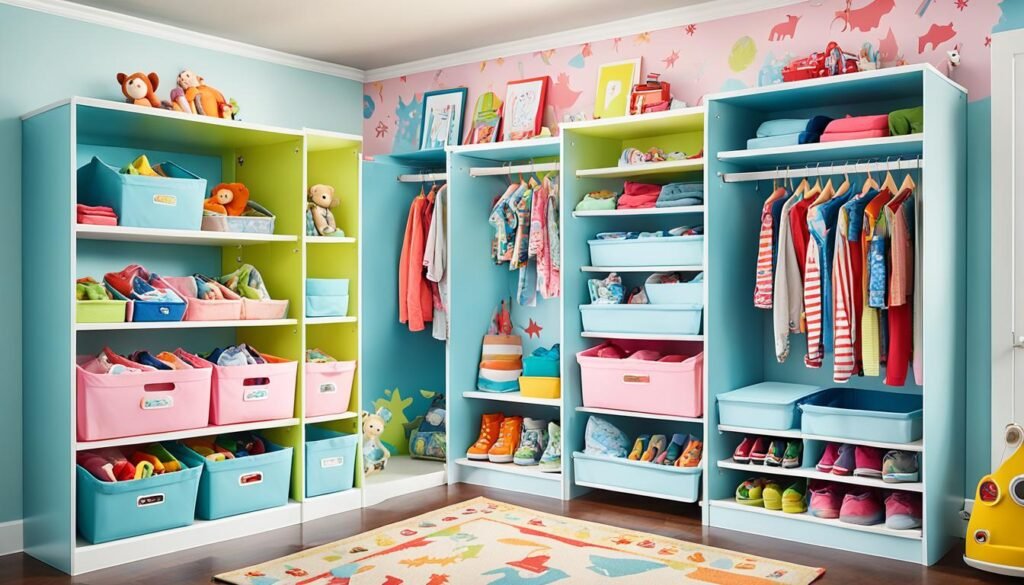 Innovative kids' closet design