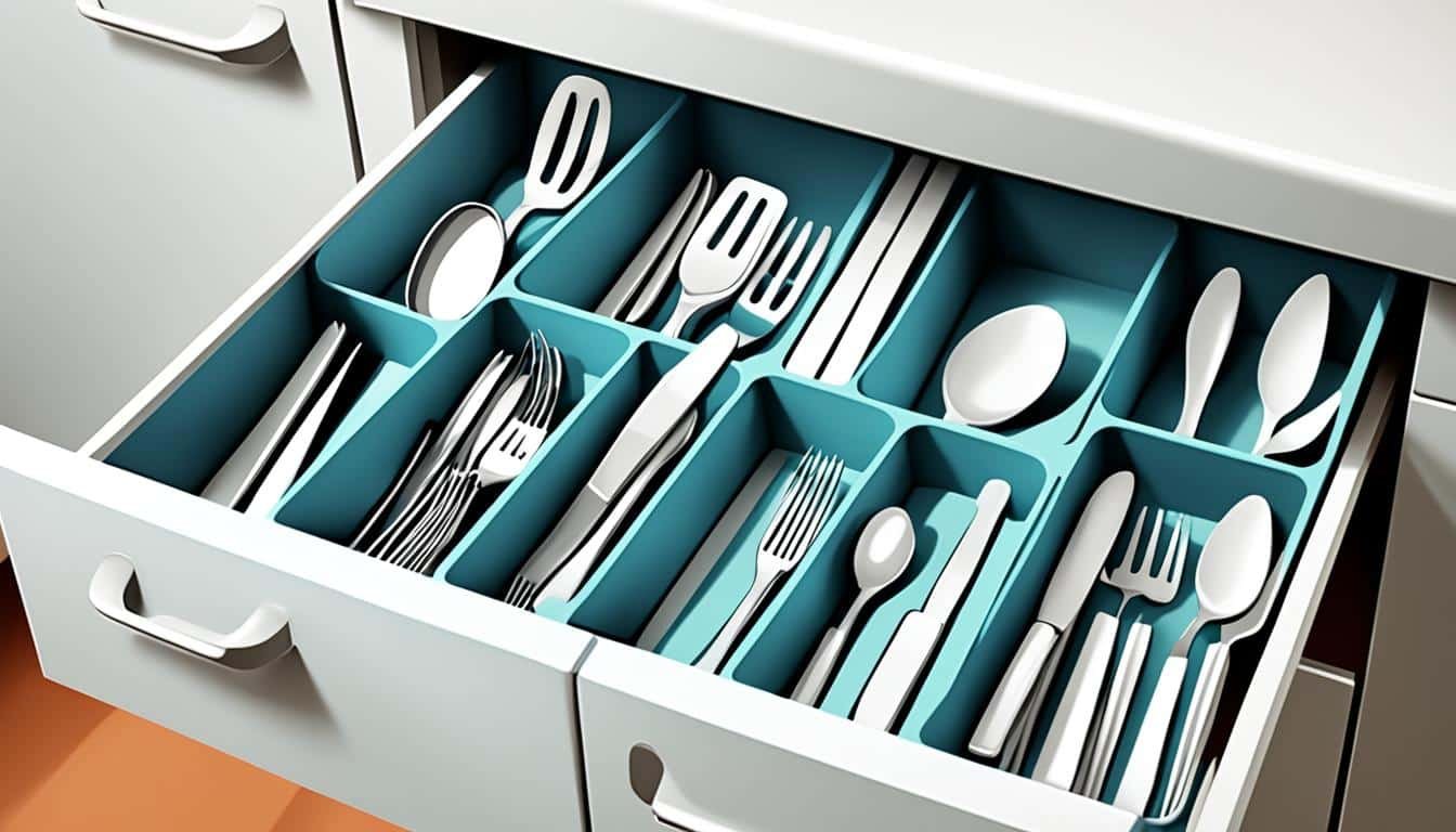 Kitchen drawer organization