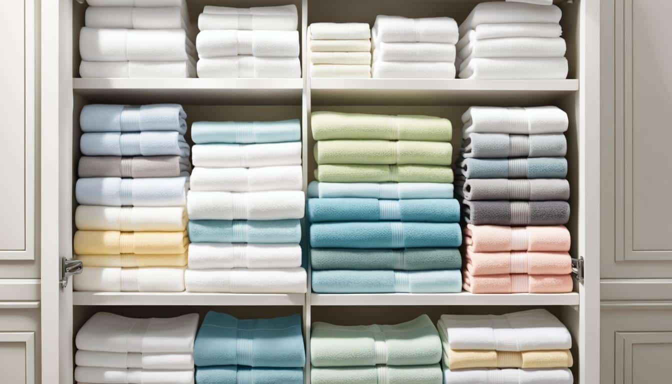 Linen closet organization