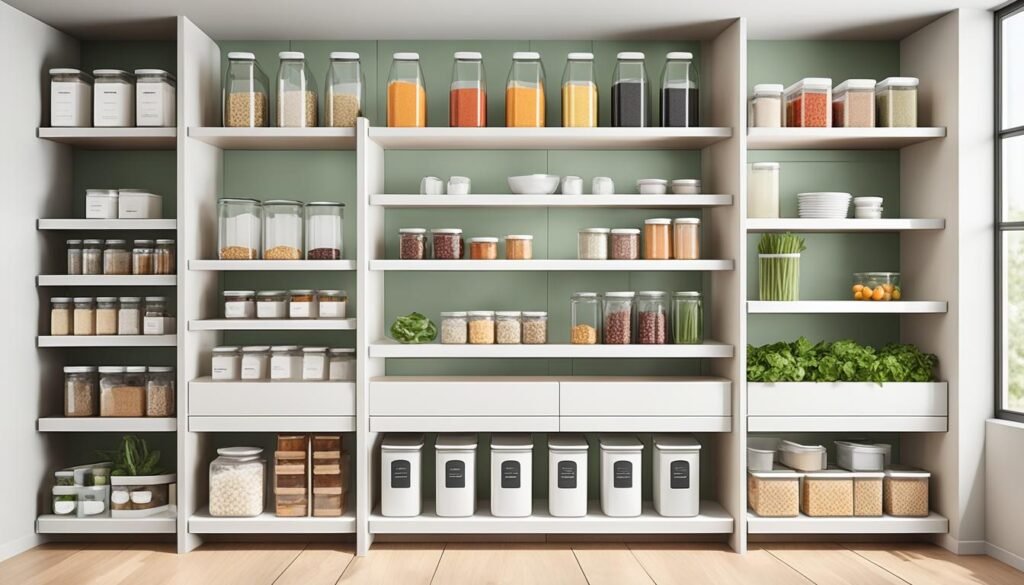 Pantry shelving innovations