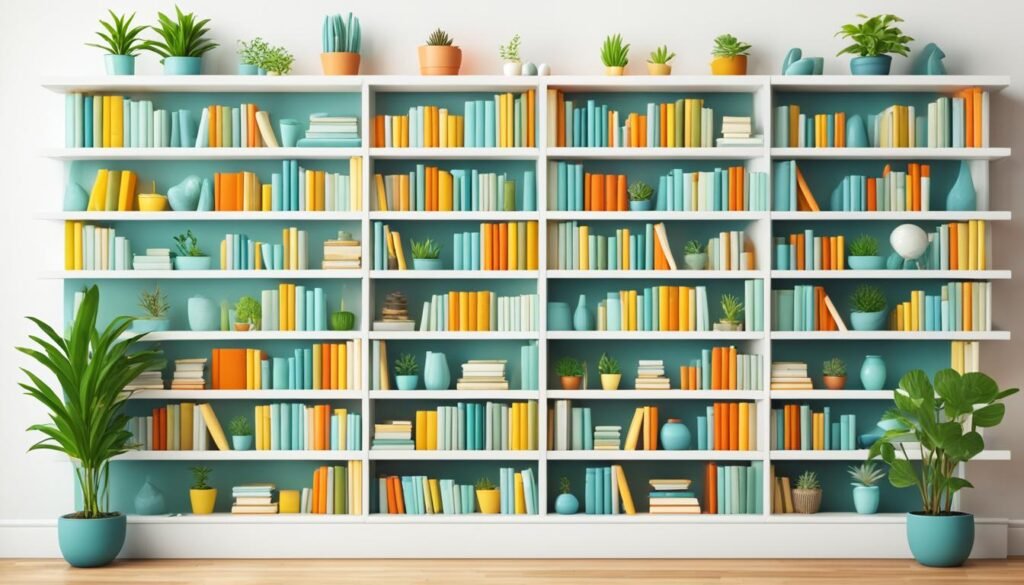 Tidy bookshelf