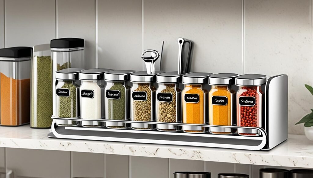 Countertop spice rack