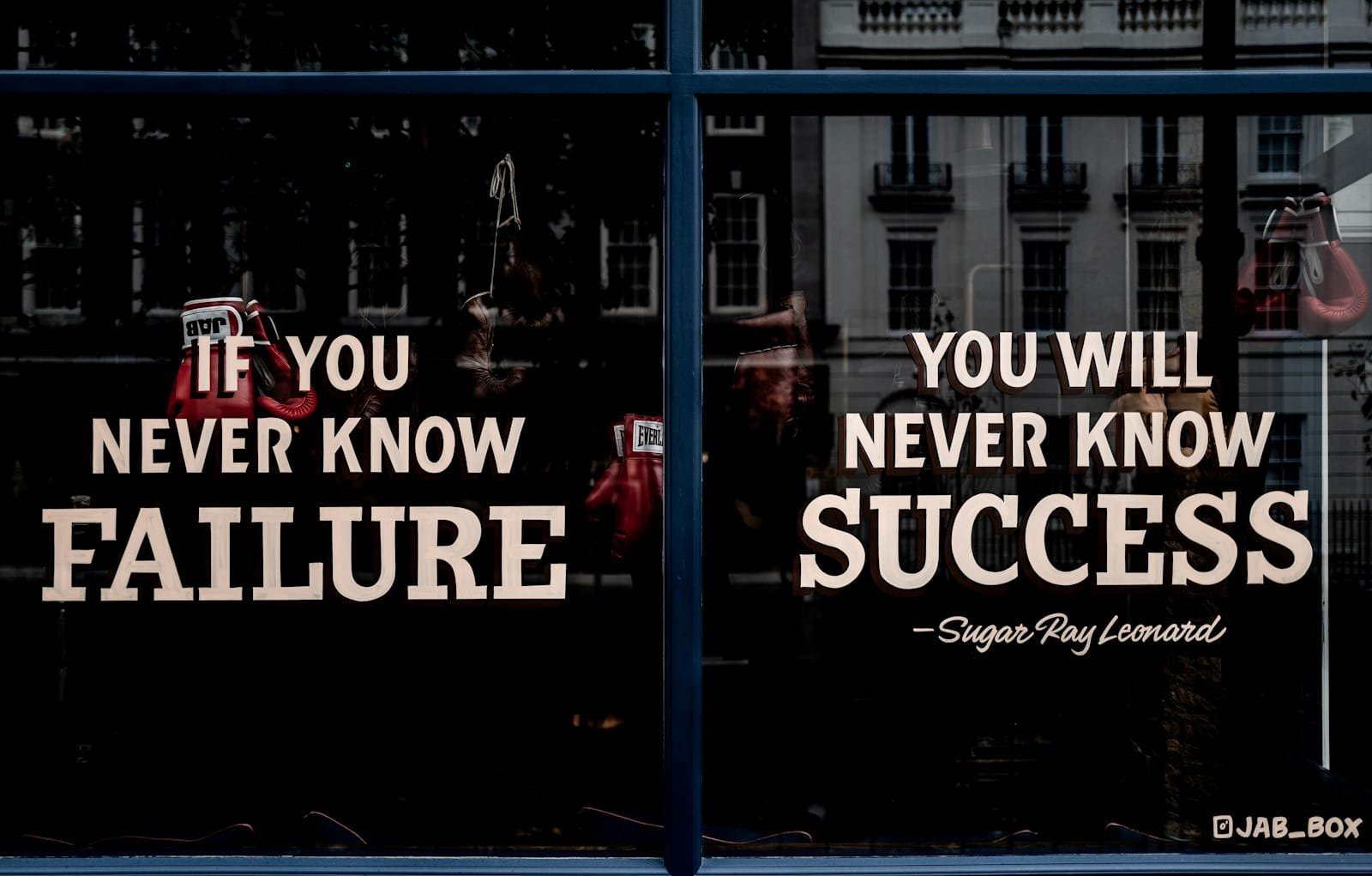 Learn how embracing failure leads to success through a powerful quote by sugar ray leonard.