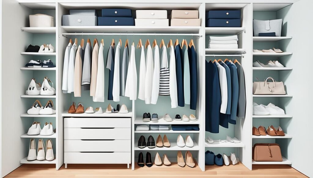 Minimalist closet