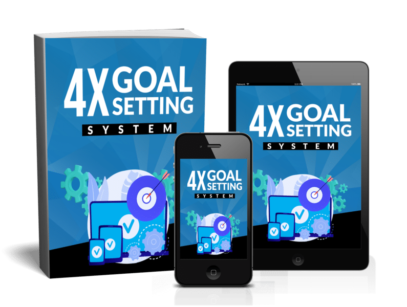 4x goal setting system bundle