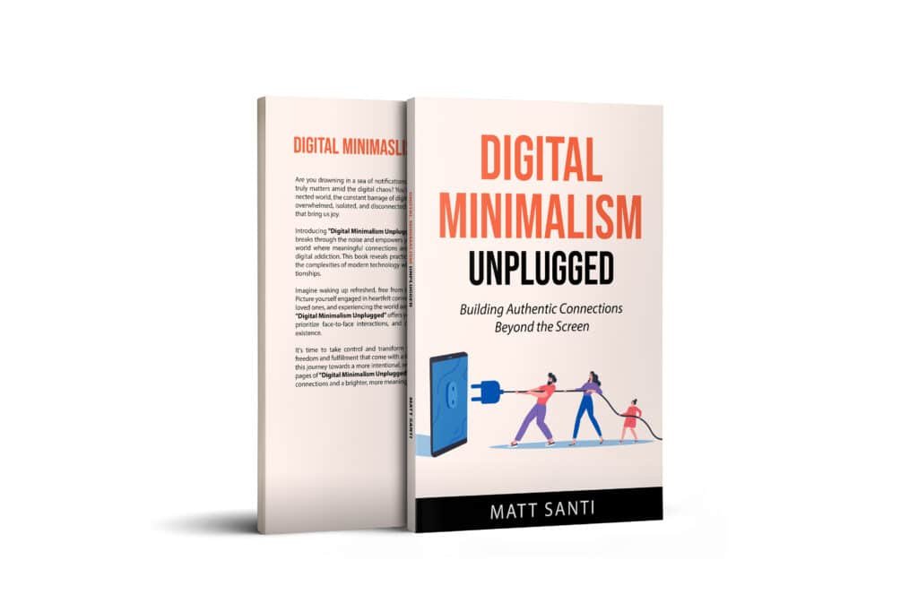 Digital minimalism unplugged 3d cover