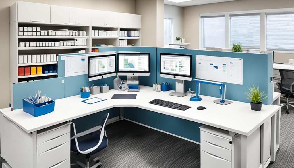 Ergonomic assessments for optimal workspace organization