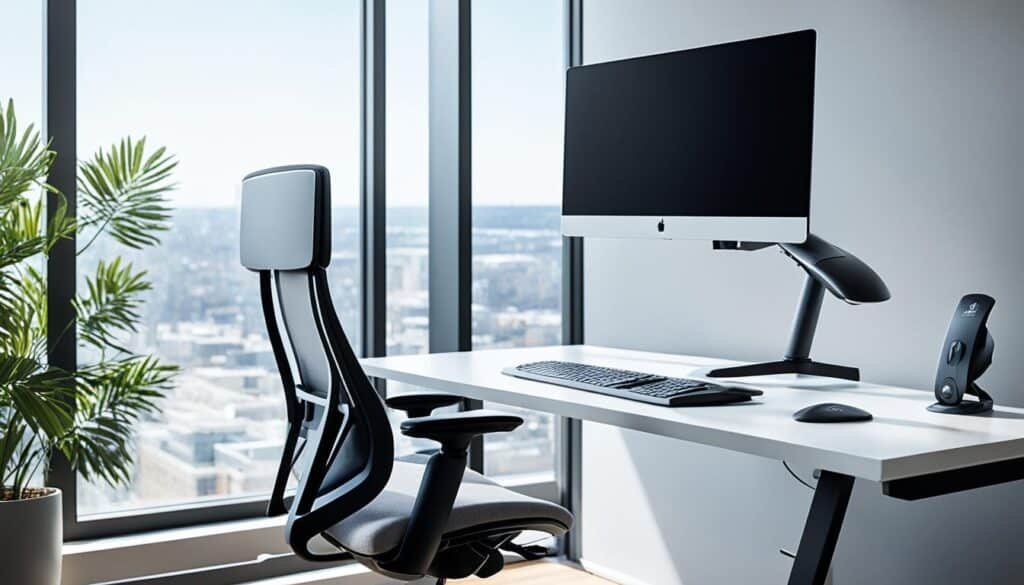 Ergonomic workstation setup for improved focus and productivity