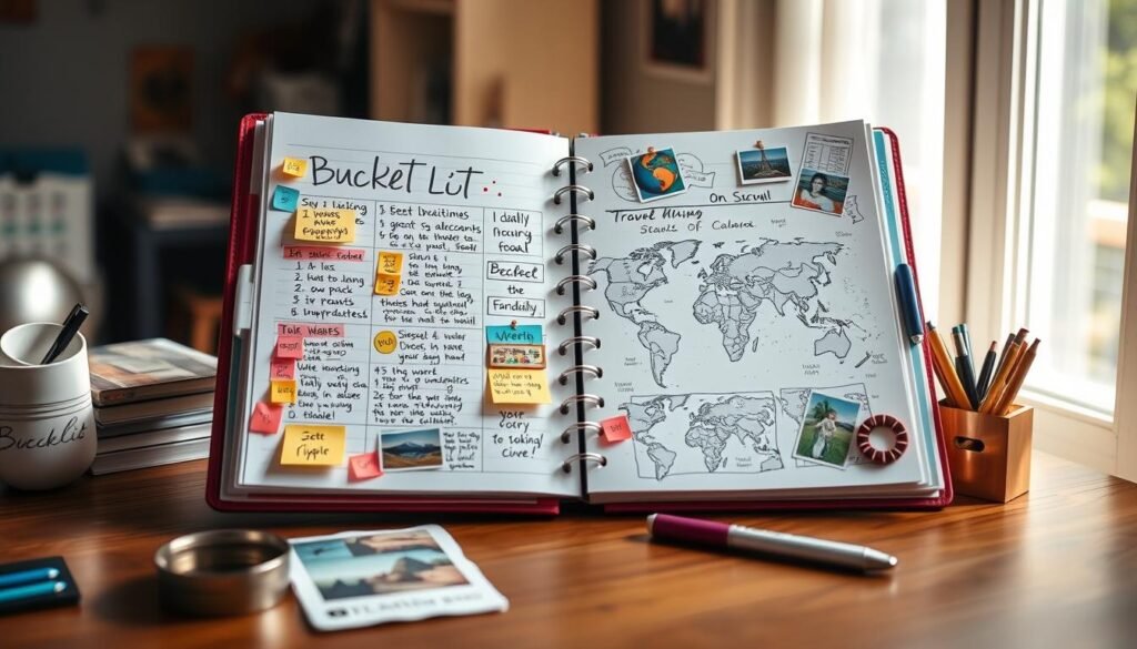 Bucket list planner