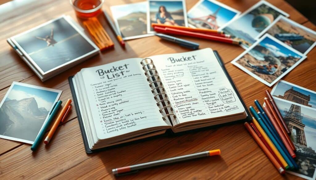 Bucket list planner