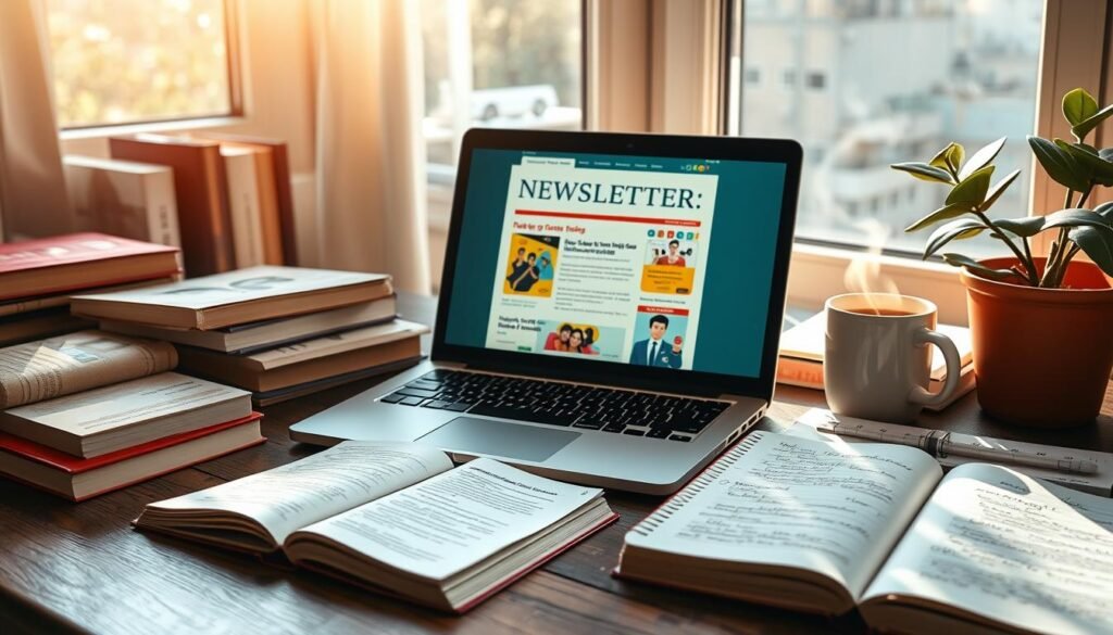 Continuous learning through newsletters