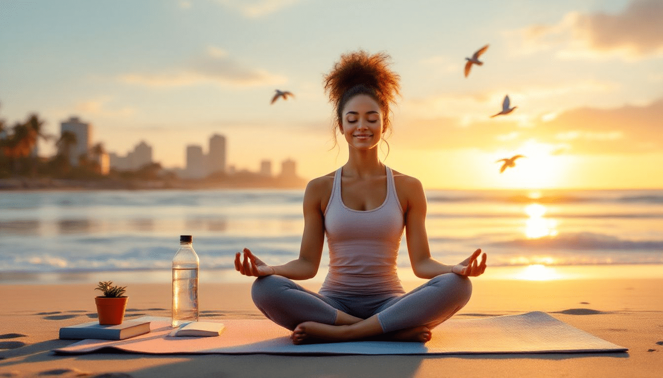 A person enjoying a healthy activity as part of making habits enjoyable.