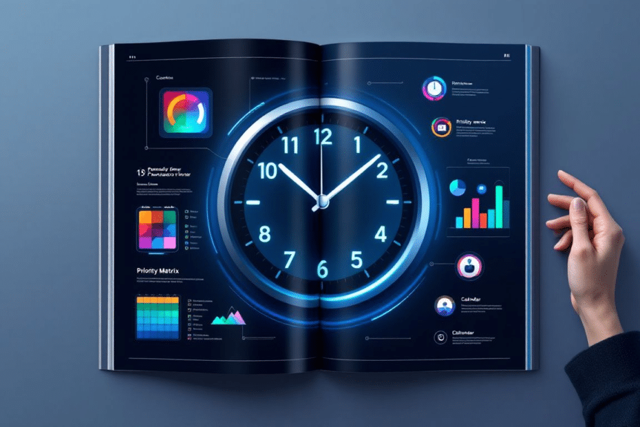 Tracking time effectively with a planner.