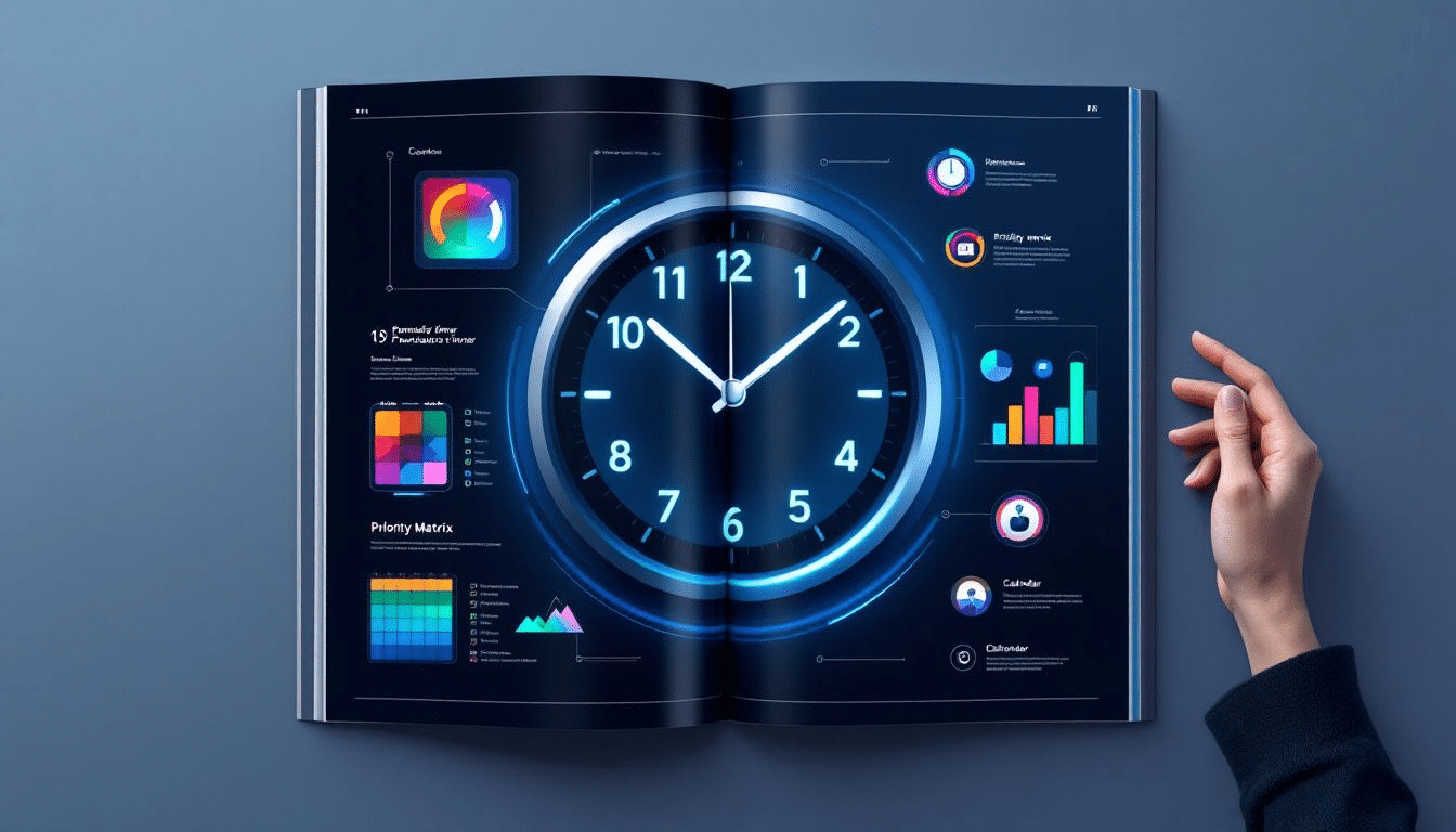 Tracking time effectively with a planner.