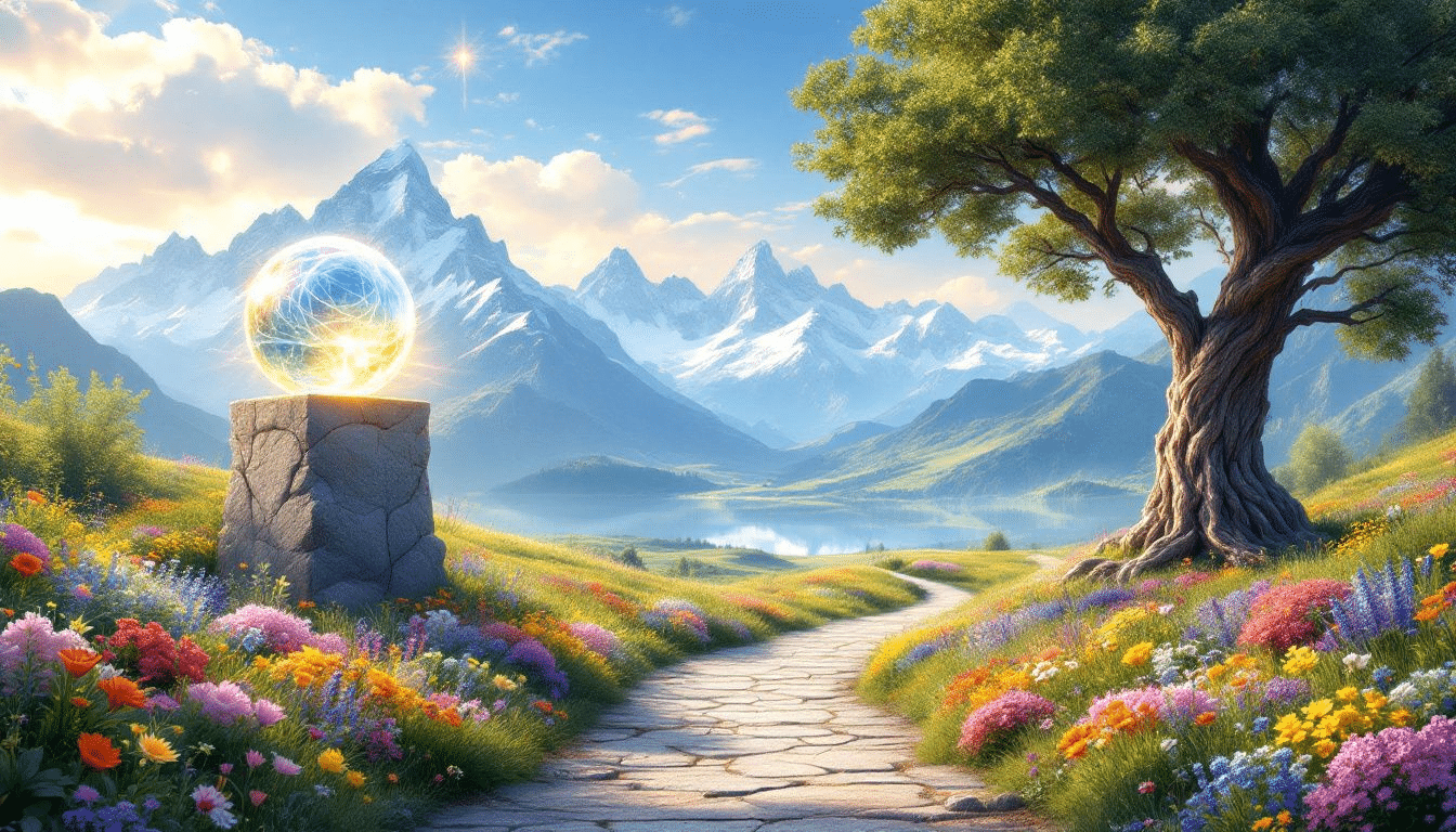 An inspiring landscape representing the importance of setting clear goals.