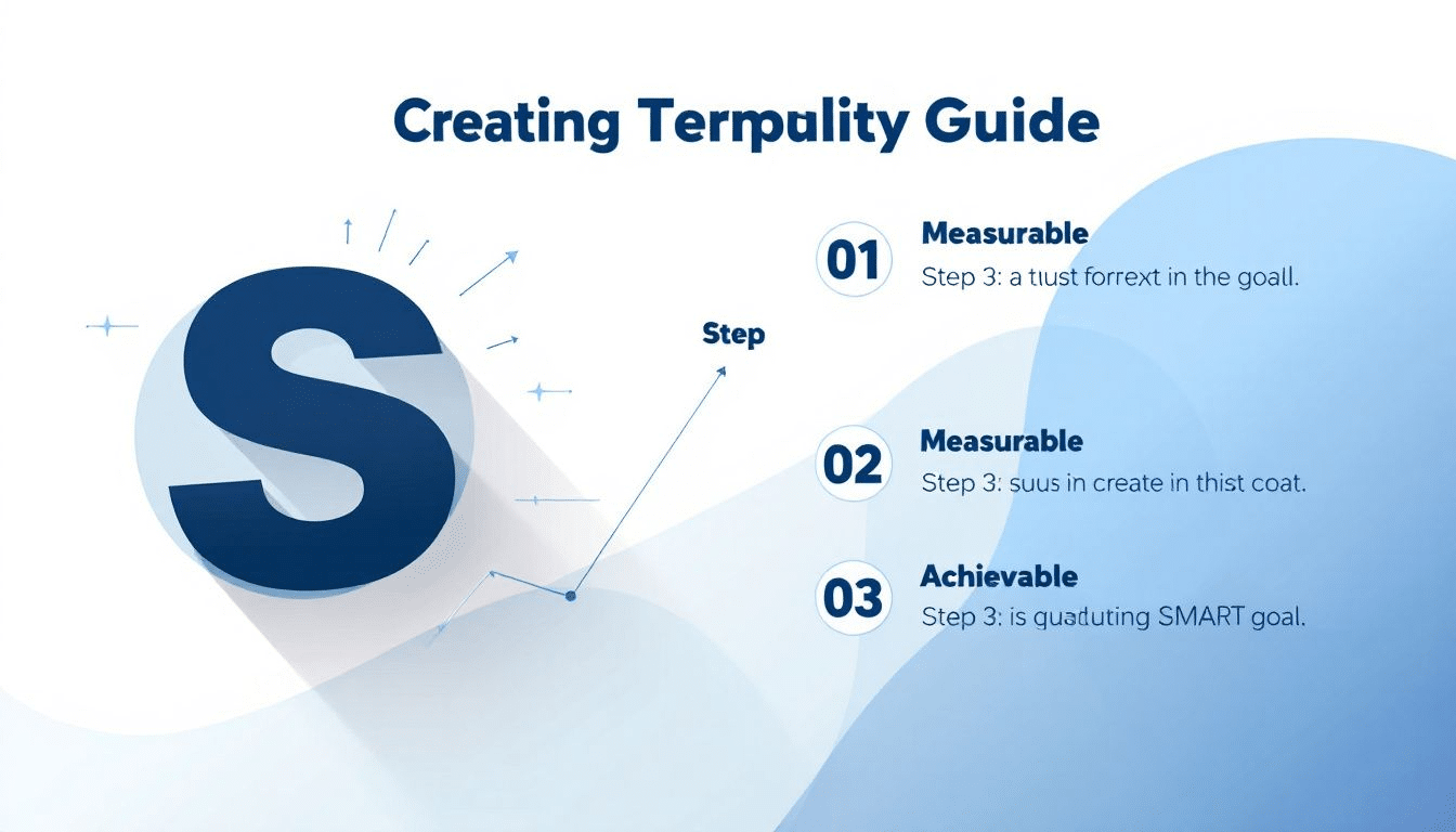 Step-by-step guide for creating smart goals.