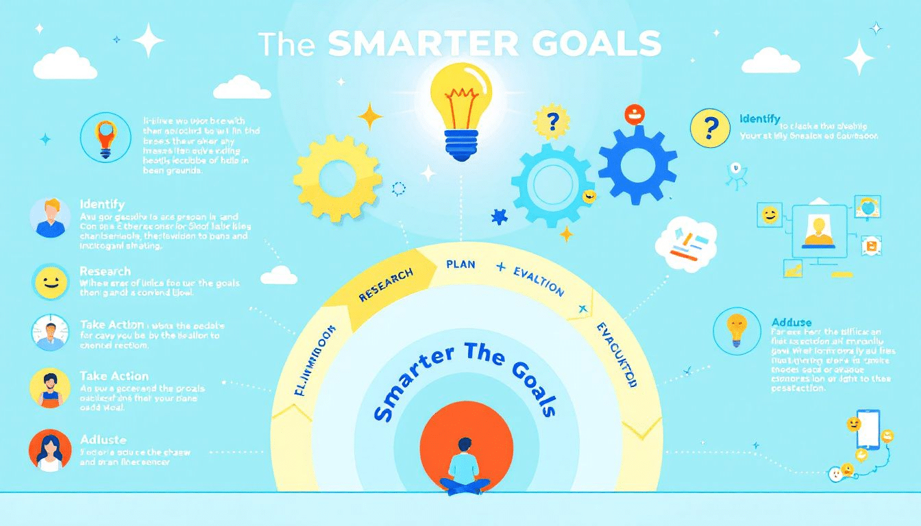 An illustration representing what is smarter goals.