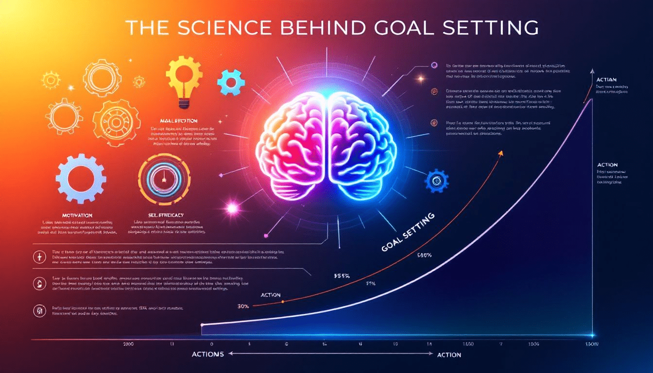 A visual representation of the science behind goal setting.