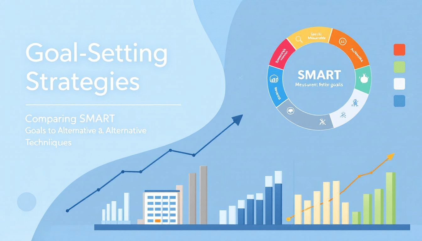 An infographic comparing smart goals with alternative goal-setting techniques.