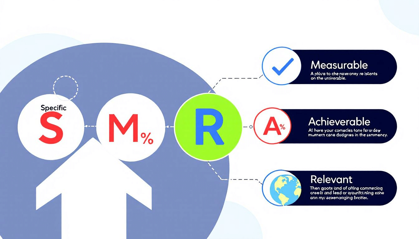 Examples of effective smart goals in various contexts.