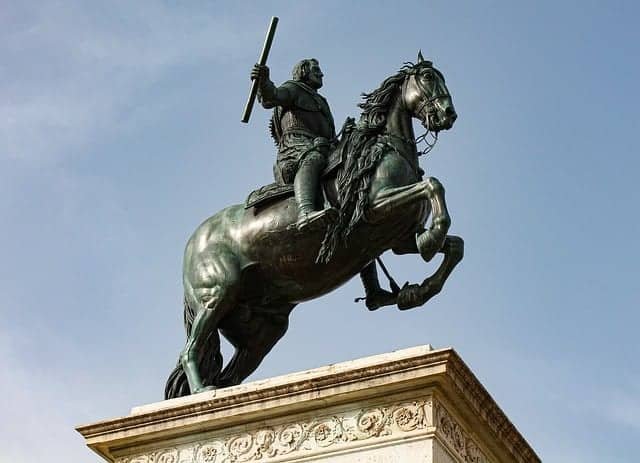 Statue, horse, madrid