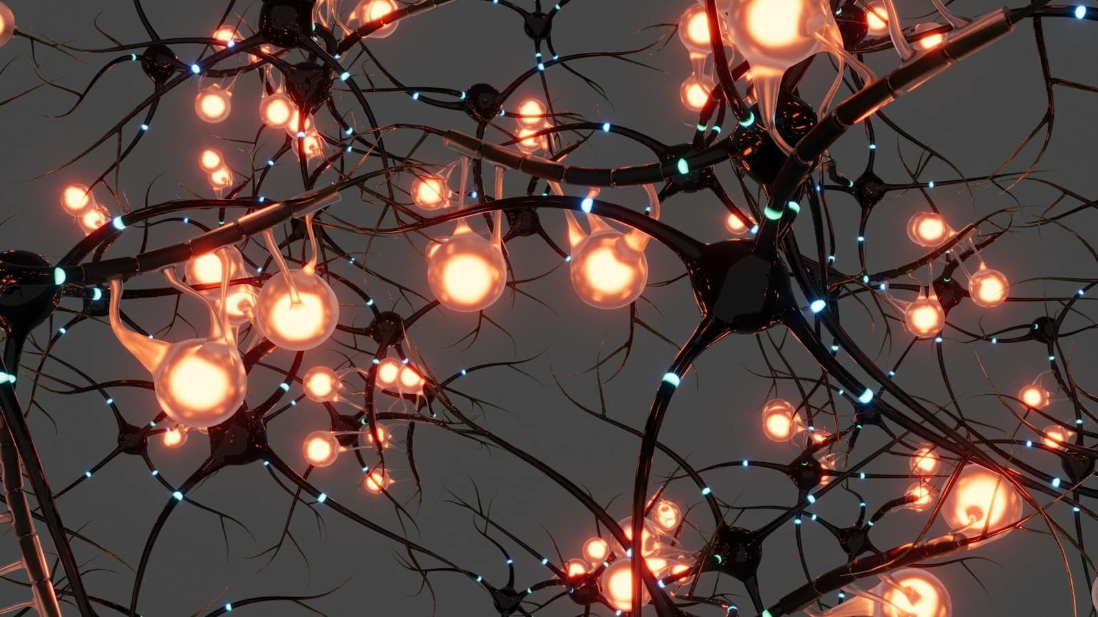 A bunch of lights that are on a tree