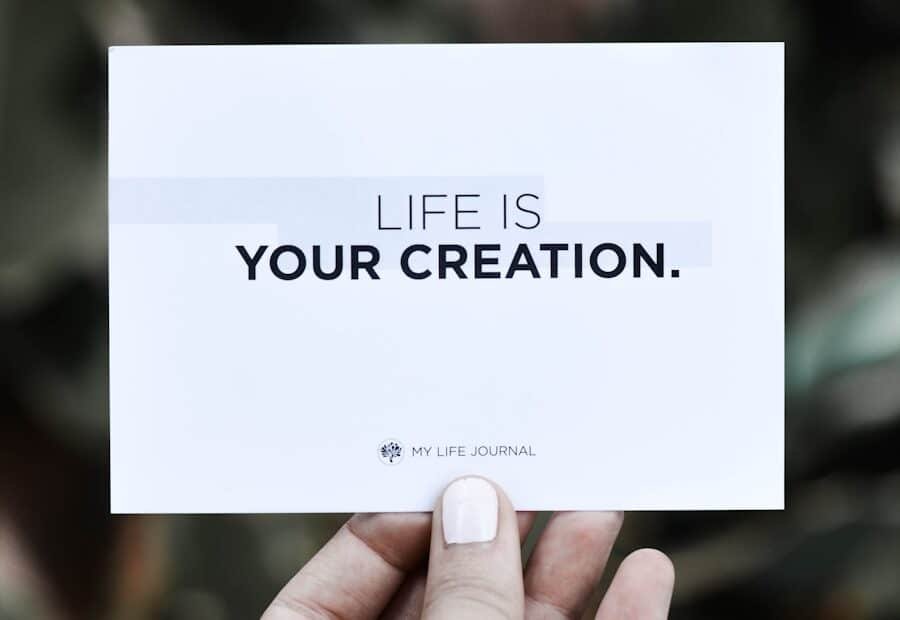 Life is your creation card