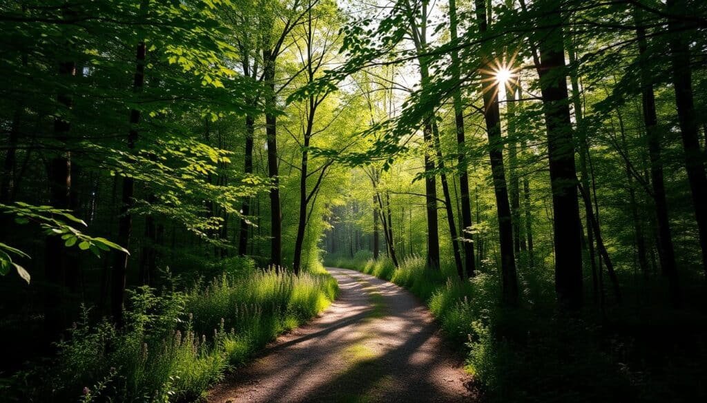 Mindful walking in nature